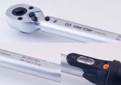 KLUCZ DYNAMOMETRYCZNY Z PRZYCISKIEM 1/4&quot; 5 - 25 Nm King Tony