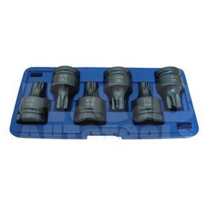 ZESTAW NASADEK UDAROWYCH TORX, SPLINE, 6 cz. H.C.B
