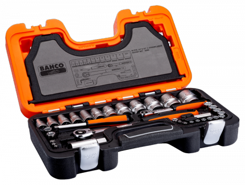 Zestaw nasadek 1/4&quot; i 1/2&quot;, 56 elementów BAHCO