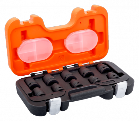 Zestaw nasadek udarowych 1/2&quot; 10szt 10-19mm BAHCO