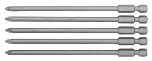 Bit 1/4&quot; PZ1x125 mm, 5 szt. BAHCO