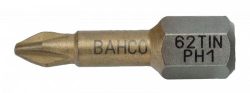 Bity udarowe powlekane TIN Phillips 25 mm BAHCO