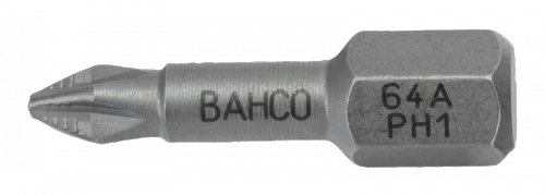 Bit udarowy 1/4&quot; Torsion ACR PH1x25 mm, 10 szt. BAHCO