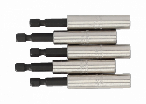 Zestaw 5 uchwytów magnetycznych 1/4&quot; z pierścieniem przytrzymującym 75 mm BAHCO