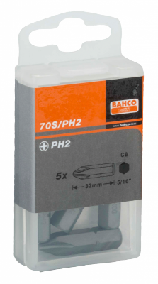 Bit 5/16&quot; PH3x32mm, 5 szt. BAHCO
