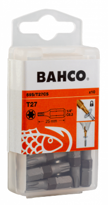 Wkrętak Stożkowe wiertło TORX® T27 1/4&quot; 25 mm BAHCO