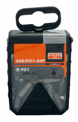 Bit 1/4&quot; PZ3x25 mm, 30 szt. BAHCO