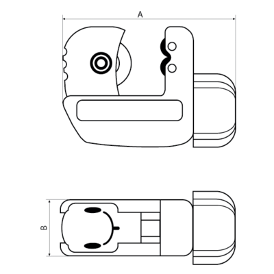 Obcinak do rur 3-22 mm BAHCO