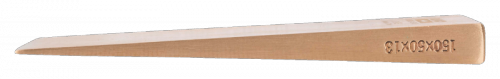 Klin nieiskrzący CU-BE 100x50x10 mm BAHCO