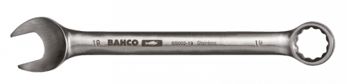 Klucz płasko-oczkowy ze stali nierdzewnej 21 mm BAHCO