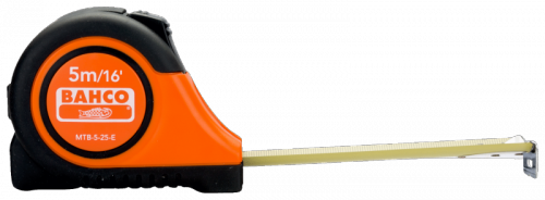 Taśma miernicza metryczna magnetyczna 5m 25mm angielska BAHCO