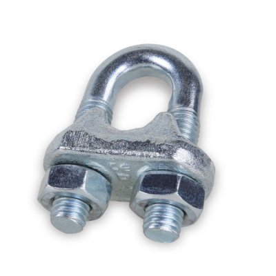 Zacisk linowy kabłąkowy stalowy ocynkowany 20 mm (3/4&quot;) Robur
