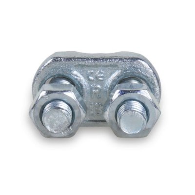 Zacisk linowy kabłąkowy stalowy ocynkowany 20 mm (3/4&quot;) Robur