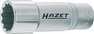 Klucz nasadowy - nasadka 1/2&quot;, długa, 17mm, 12-kątna, 900TZ-17 HAZET