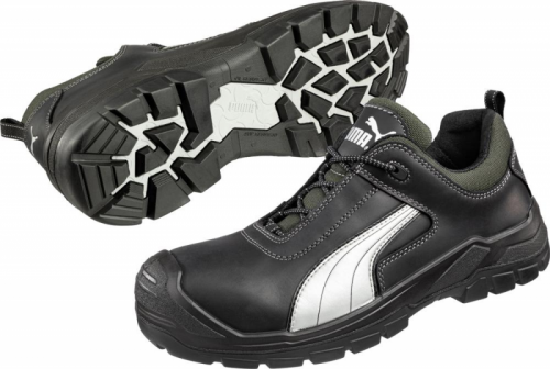 Buty Puma niskie 640720, S3, roz. 45, czarny Puma
