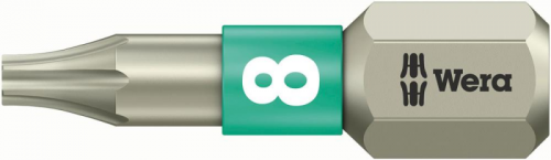 Bit nierdzewny 1/4&quot; DIN3126C6,3, do srub z gniazdem Torx 8x25mm Wera