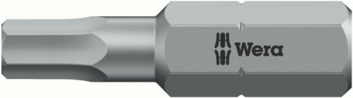 Bit ciagliwo-twardy 1/4&quot; DIN3126C6,3do srub z lbem z gniazdem 6-katnym 2x25mm Wera