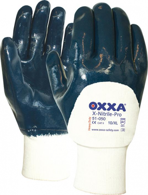 Rękawice Oxxa X-Nitrile- Pro, mankiety otwarte, rozmiar 10  (12 par)