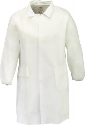 Fartuch CoverStar, 65 g/m², rozmiar L, biały