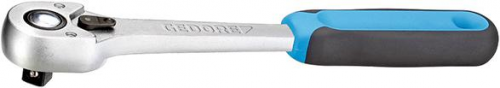 Grzechotka dwukierunkowa z przełącznikiem 1/2″ 32-zęby 200mm GEDORE