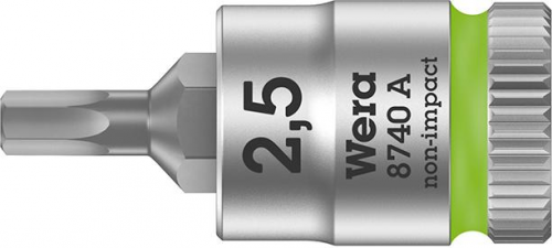Nasadka wktetakowa 1/4&quot;d.srub z gniaz.6-kat.2,5x28mm Wera