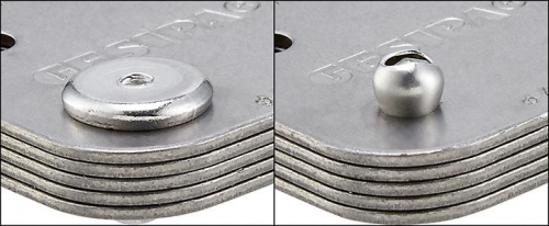 Nit jednostronnie zamyk. ,aluminium, z duzym lbem K12 4x12mm GESIPA  (500 szt.)