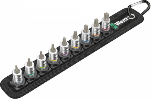 Zest.nasadek wkretak. z funkcja przytrzymywania1/4&quot; Torx 9-cz. Wera