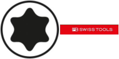 Zest.kluczy trzpien.kąt. w uchw.z tworz.sztuczn. 8-cz. T6-T25 PB Swiss Tools