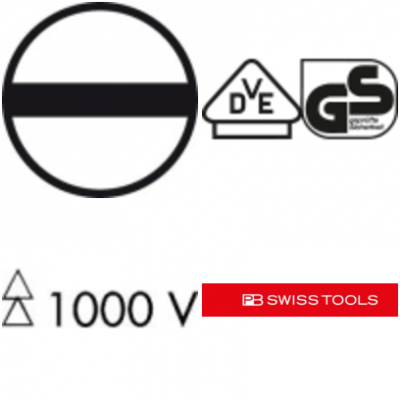 Wkrętak 5100 VDE płaski 8,x1,2x180mm Classic PB Swiss Tools