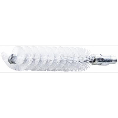 Szczotka do rur z gwintem M6Ø16mm, drut nylon.gładki 0,15mm Lessmann