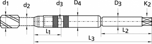 Wiertlo krete DIN338GU HSSE TiN, typ GU 6,60mm GÜHRING