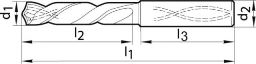 Wiertlo krete DIN338 HSSEtyp N,3,20mm GÜHRING
