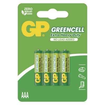 GP Bateria cynkowa GREENCELL AAA (R03) 4BL