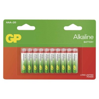 GP Bateria alkaliczna RED ALKALINE AAA (LR03) 20 szt.