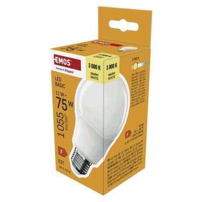 Żarówka LED Basic A60 / E27 / 11W (75 W) / 1055 lm / ciepła biel