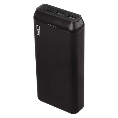Powerbank EMOS ALPHA2 20, 20 000 mAh, 10 W, czarny