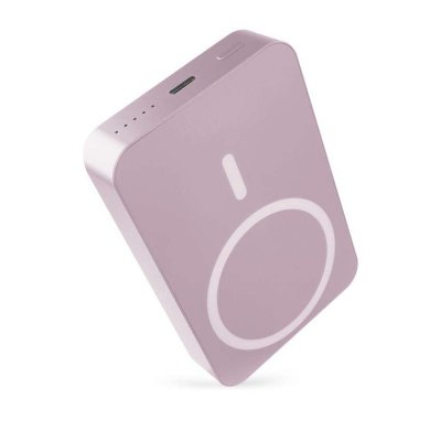 Powerbank EMOS WI 1046, 10 000 mAh, 20 W+Wireless, baby pink