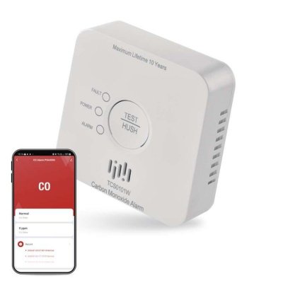 GoSmart detektor tlenku węgla TCS0101W z WiFi