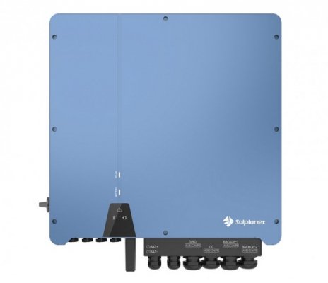 Falownik hybrydowy Solplanet  // ASW08kH-T1, 3-fazowy, 8kW, 2 MPPT, rozłącznik DC, komunikacja WLAN i RS485, współpraca z bateri