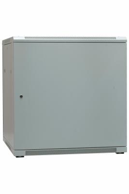 Szafa ramowa stojąca EmiterNet Top, 16U, drzwi blacha/szkło, 800x800x820mm (szer./gł./wys.) (w zestawie: panel 4 wentylatorowy z