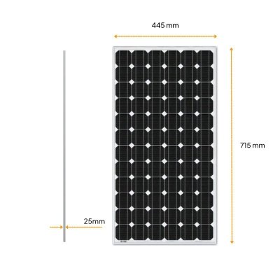 Panel słoneczny 55W Monokrystaliczny