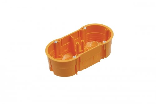 Puszka podtynkowa fi 60 płytka podwójna A.0042WP Pawbol