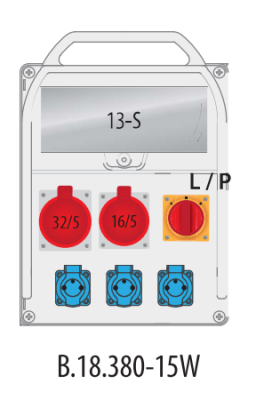 Rozdzielnica budowlana B.18.380-15W