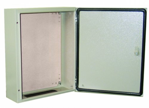 Obudowa metalowa natynkowa z płytą montażową XBS 400x400x250mm IP66 MB-44/250 ELS