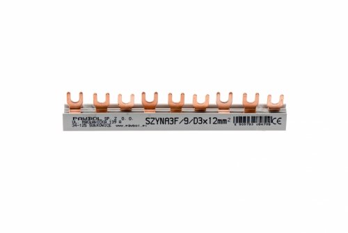 Szyna łączeniowa 3F S9 80A widełkowa E.4036A Pawbol