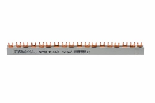Szyna łączeniowa trójtorowa 3F S-18 16mm2 100A E.4309 Pawbol