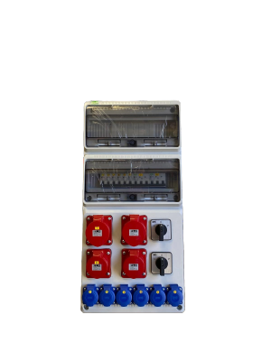 Rozdzielnica budowlana, erbetka z zabezpieczeniami PRYMA 32M 32/5 L-0-P 32/5*C 16/5 L-0-P 16/5*C 6x230V*6C IP44 E980222562C ELS
