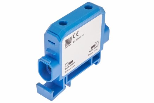 Listwa zaciskowa w korpusie 1x2,5-35mm2, 125A, 1kV E.4147/CU niebieska Pawbol