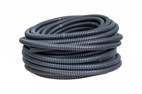 Rura karbowana spiralna 320N 16,2/12mm szara odporna na UV 17012 Pawbol (30mb)