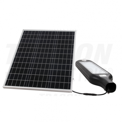 Uliczna oprawa solarna z regulowanym panelem 40W, 4000K, 5200lm, IP65, 12,8V/15000 mAh LiFePO4 (LSLSB40W)